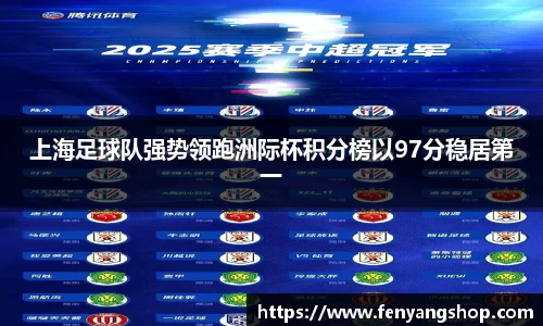 上海足球队强势领跑洲际杯积分榜以97分稳居第一